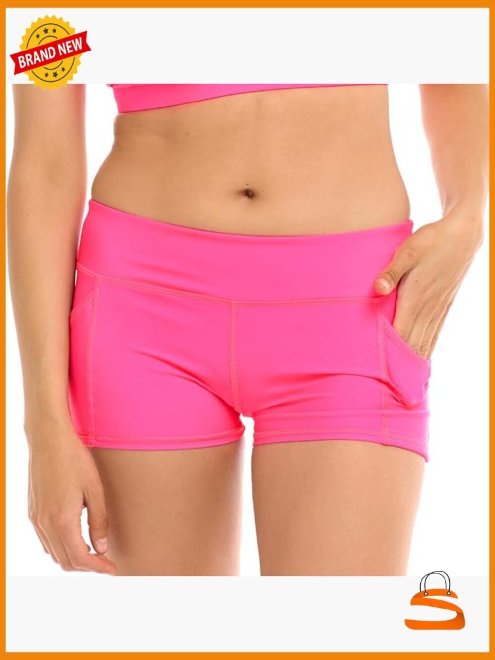 Hybrid Swim Shorts UPF 50+ Activewear Board Shorts Medium